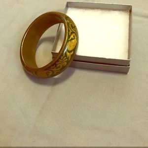 Green and Gold Bangle